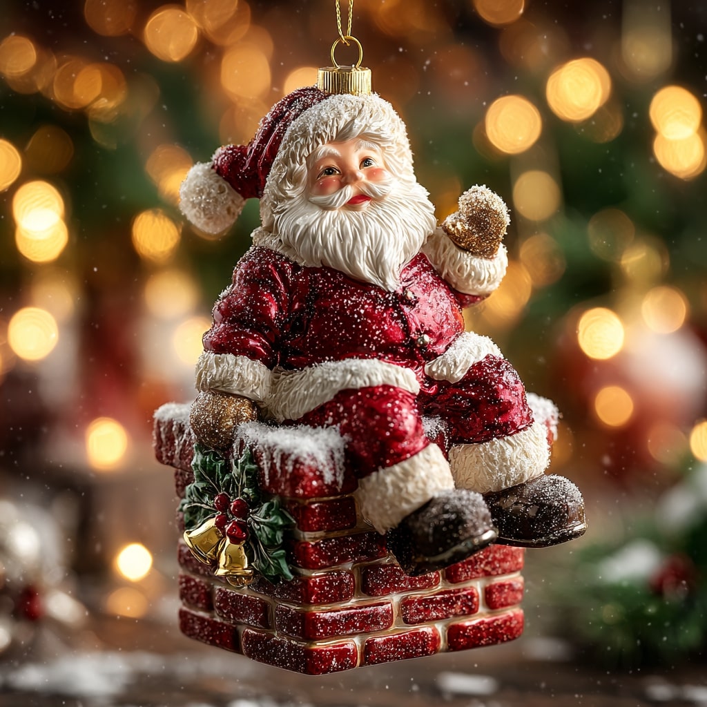 Chimney Surprise Mica Ornament NCU0NL103