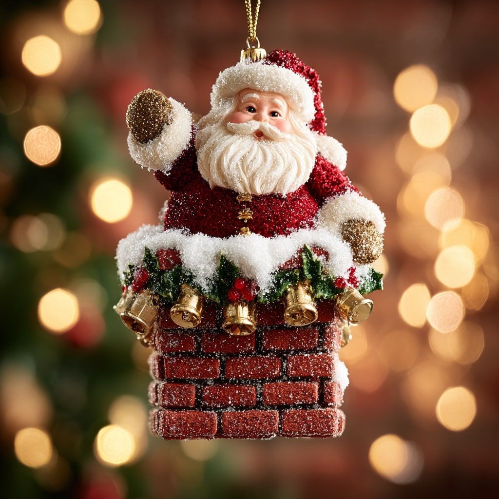 Merry Beard Mica Ornament NCU0NL104