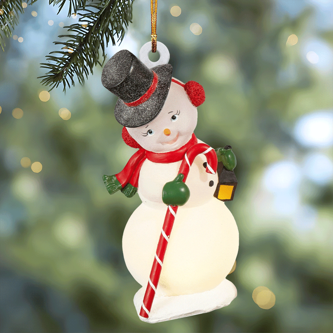 A Jolly Snowman Mica Ornament  NCU0TL039