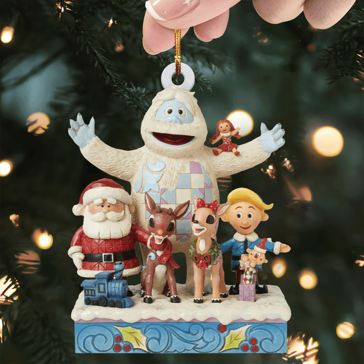 The Merry Santa Mica Ornament  NCU0TL037
