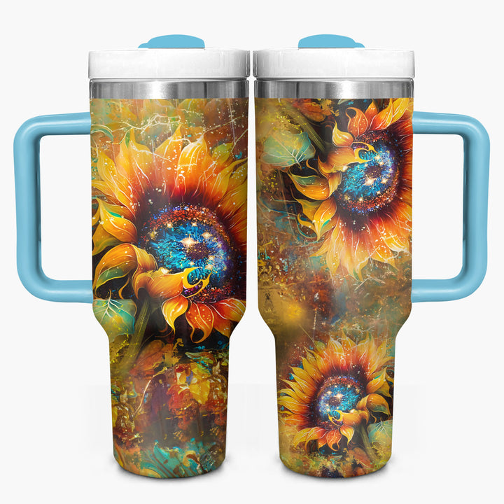 Sunburst Symphony - Tumbler With Handle - NCU0TL016