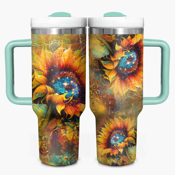 Sunburst Symphony - Tumbler With Handle - NCU0TL016
