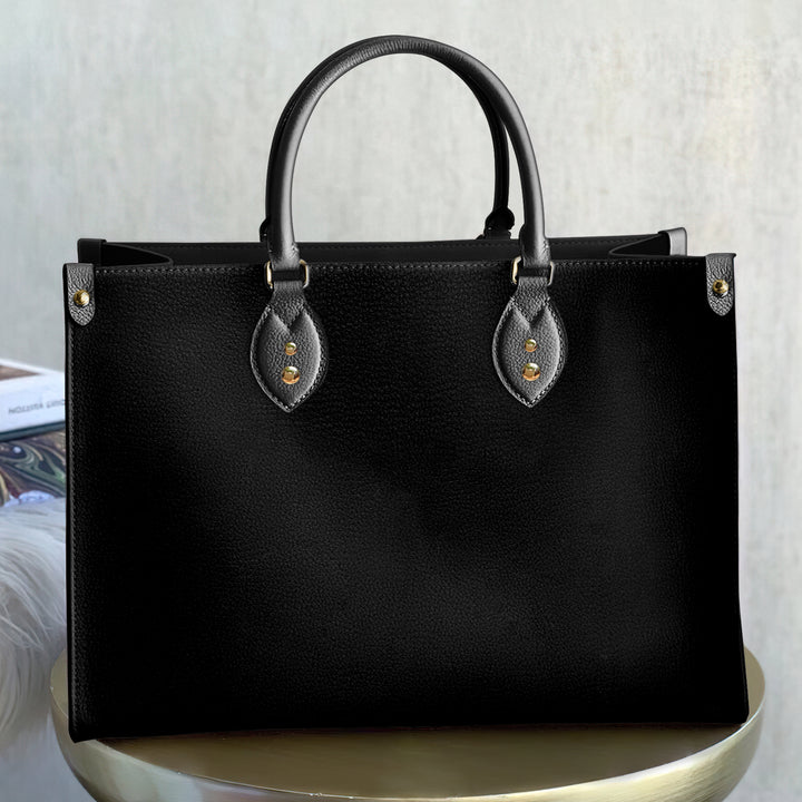 Leather Bag - Gift For Lady - Black Leather Bag
