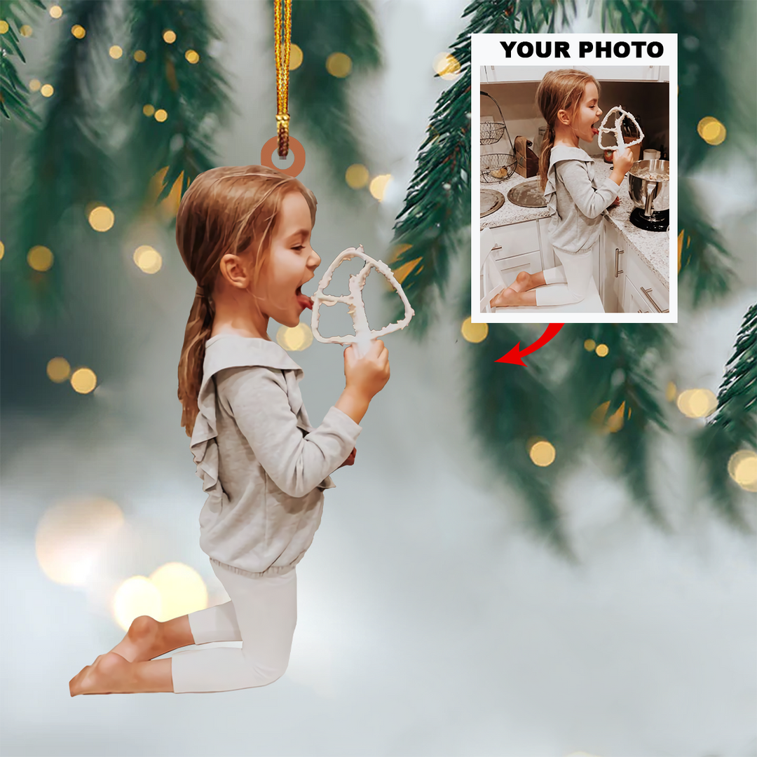 Personalized Photo Mica Ornament - Customized Your Photo Ornament V5 ARND0014