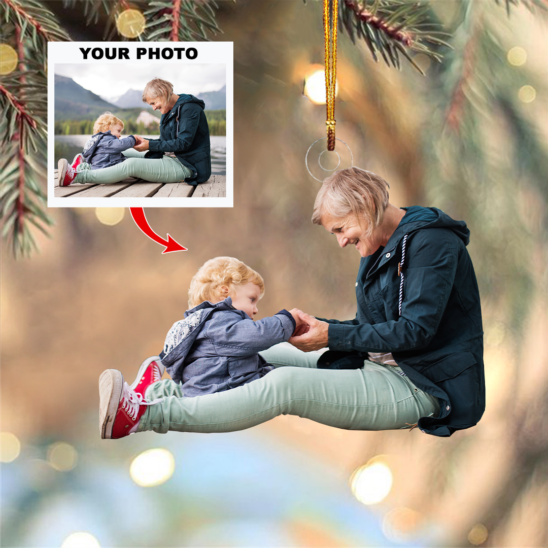 Personalized Photo Mica Ornament - Gift For Family Member -  Customized Your Photo Ornament V26 ARND005