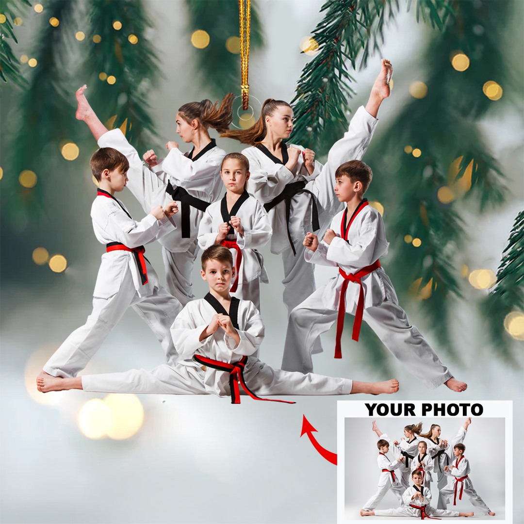 Personalized Photo Mica Ornament - Customized Your Photo Ornament V17 ARND036