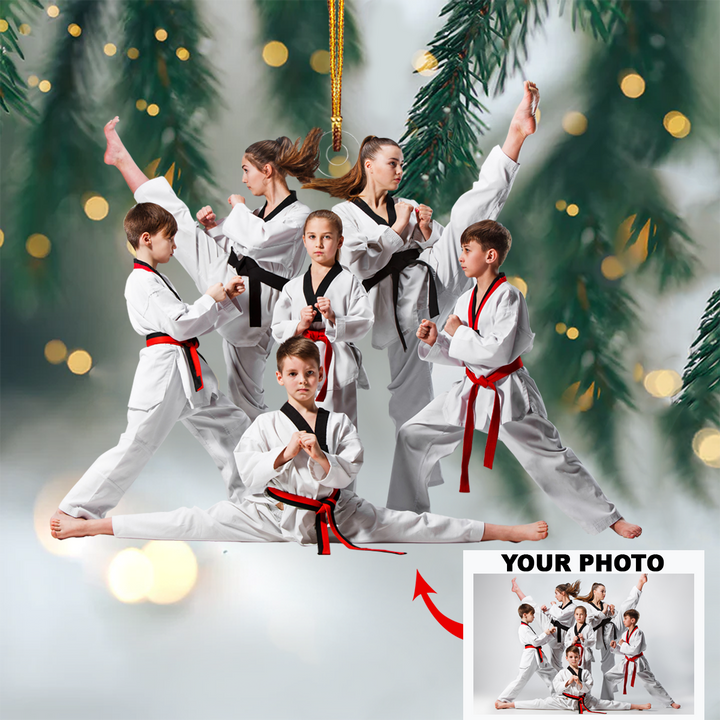 Personalized Photo Mica Ornament - Customized Your Photo Ornament V17 ARND036