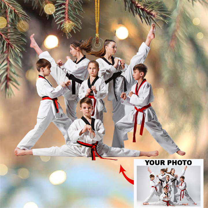 Personalized Photo Mica Ornament - Customized Your Photo Ornament V17 ARND036