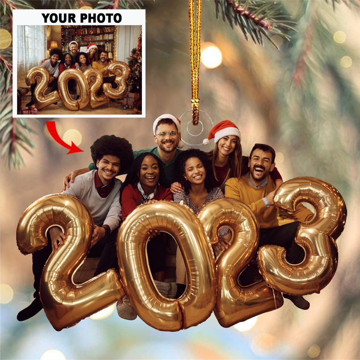 Personalized Photo Mica Ornament - Gift For Friend - Best Friends Forever ARND037