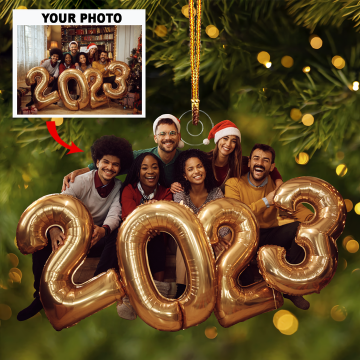 Personalized Photo Mica Ornament - Gift For Friend - Best Friends Forever ARND037