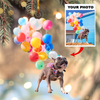 Personalized Photo Mica Ornament - Gift For Dog Lover - Customized Your Dog Christmas Photo ARND037