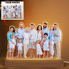 Personalized 3D LED Light Wooden Base - Gift For Family Members, Mom, Dad, Sisters, Brothers - Customized Your Photo ARND036 UPL0VL003
