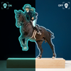 Personalized 3D LED Light Wooden Base ARND005 UPL0HD003
