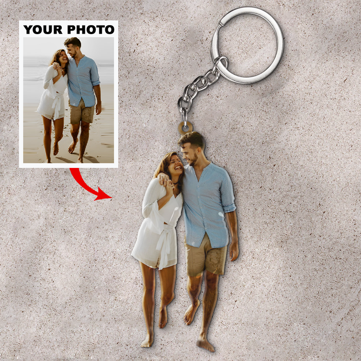 Personalized Keychain Gift For Couple Family Gift For Husband Wife A Gift Customized