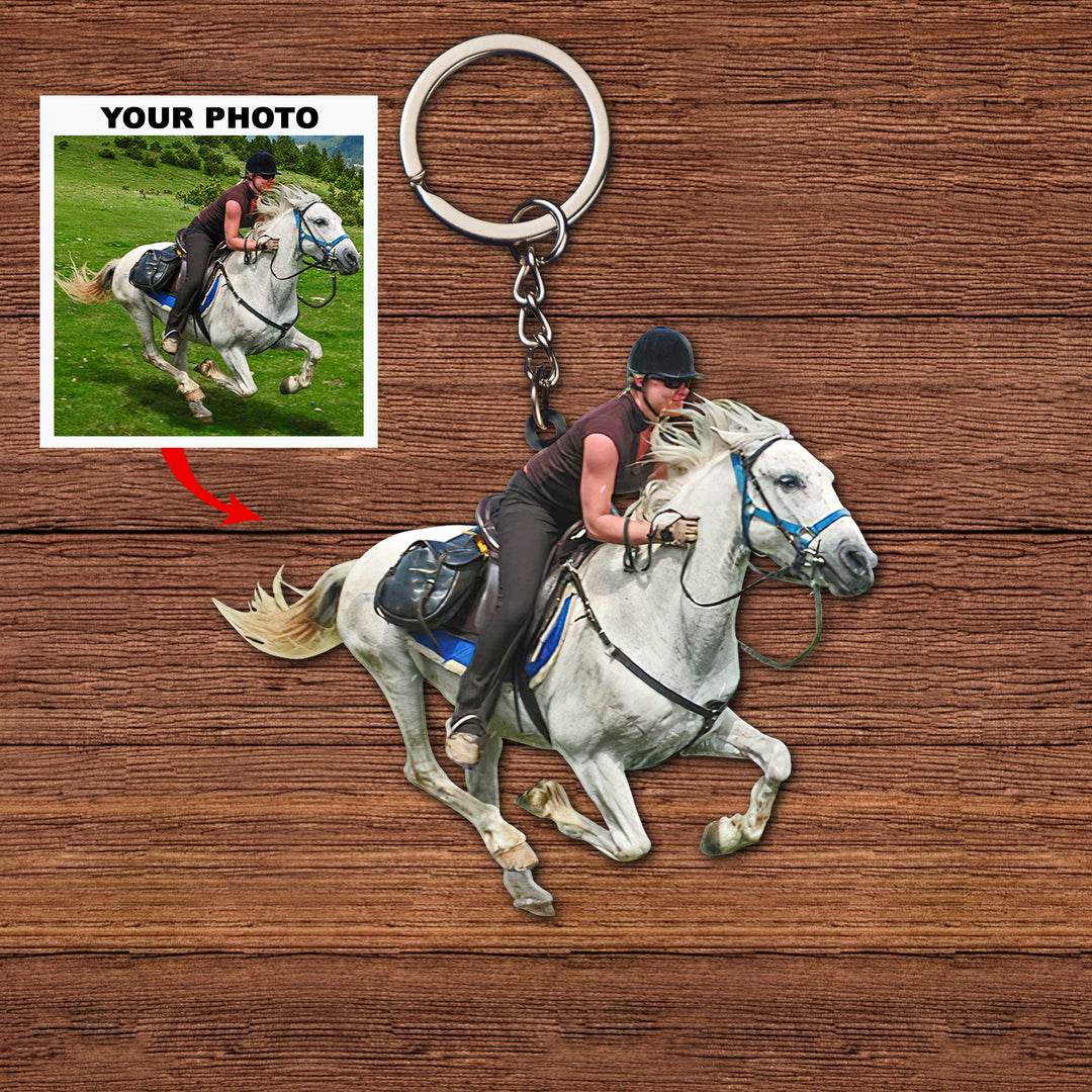 Personalized Keychain - Mother's Day, Father's Day Gift For Mom, Dad, Sisters, Brothers - Custom Your Photo Keychain ARND018 UPL0KH016