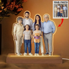 Personalized 3D LED Light Wooden Base ARND005 UPL0HD004