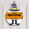 Personalized Door Sign - Gift For Family - Happy Halloween