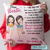 Personalized Pillow Case - Gift For Friend - Dear Bestie