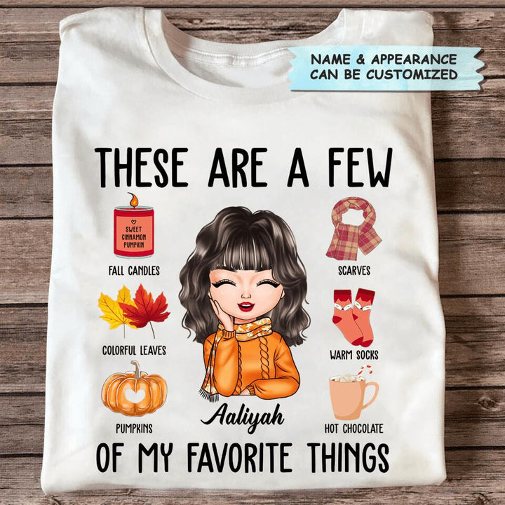 Personalized T-shirt - Gift For Family - These Are A Few Of My Favorite Things