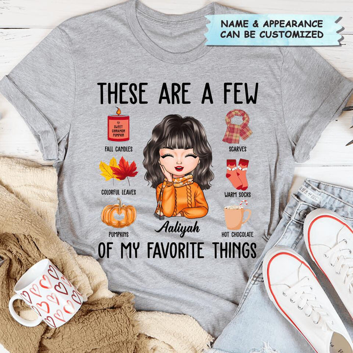 Personalized T-shirt - Gift For Family - These Are A Few Of My Favorite Things