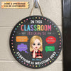 Personalized Door Sign - Gift For Teacher - In This Classroom