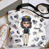 Personalized Tote Bag - Gift For Police Officer - Back The Blue