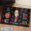 Personalized Doormat - Gift For Teacher - Teach Love Inspire
