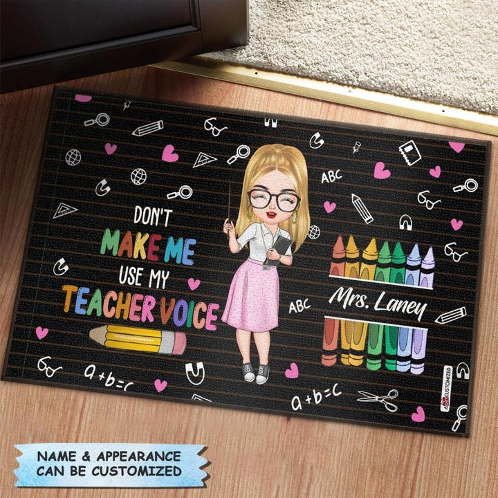 Personalized Doormat - Gift For Teacher - It Takes A Big Heart To Teach Little Minds