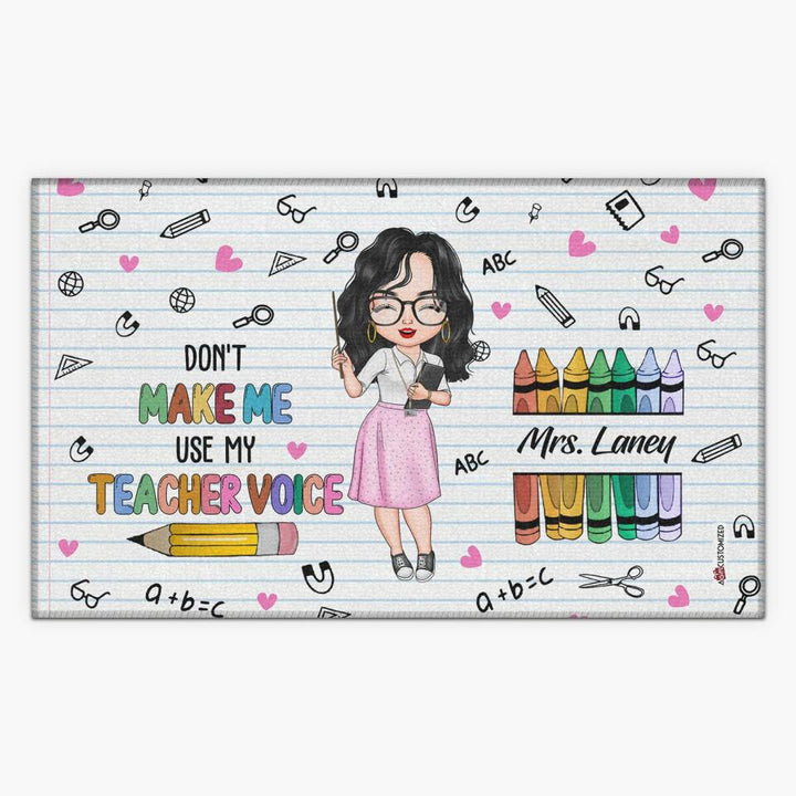 Personalized Doormat - Gift For Teacher - It Takes A Big Heart To Teach Little Minds