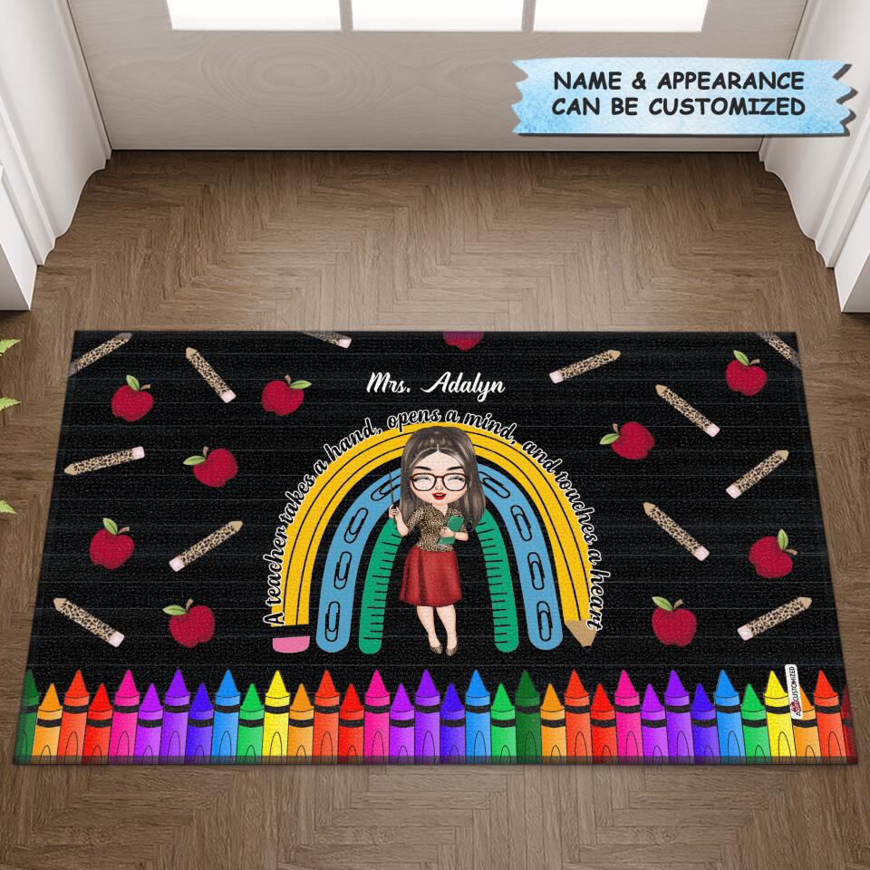 Personalized Doormat - Gift For Teacher - Being A Teacher