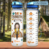 Personalized Water Tracker Bottle - Gift For Teacher - One Thankful Teacher