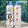 Personalized Water Tracker Bottle - Gift For Teacher - Teach Love Inspire Teacher