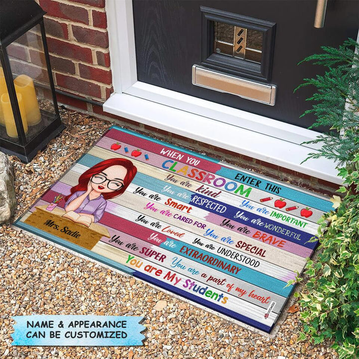 Personalized Doormat - Gift For Teacher - You Are My Students