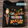 Personalized T-shirt - Gift For Teacher - Thankful Greatful Blessed