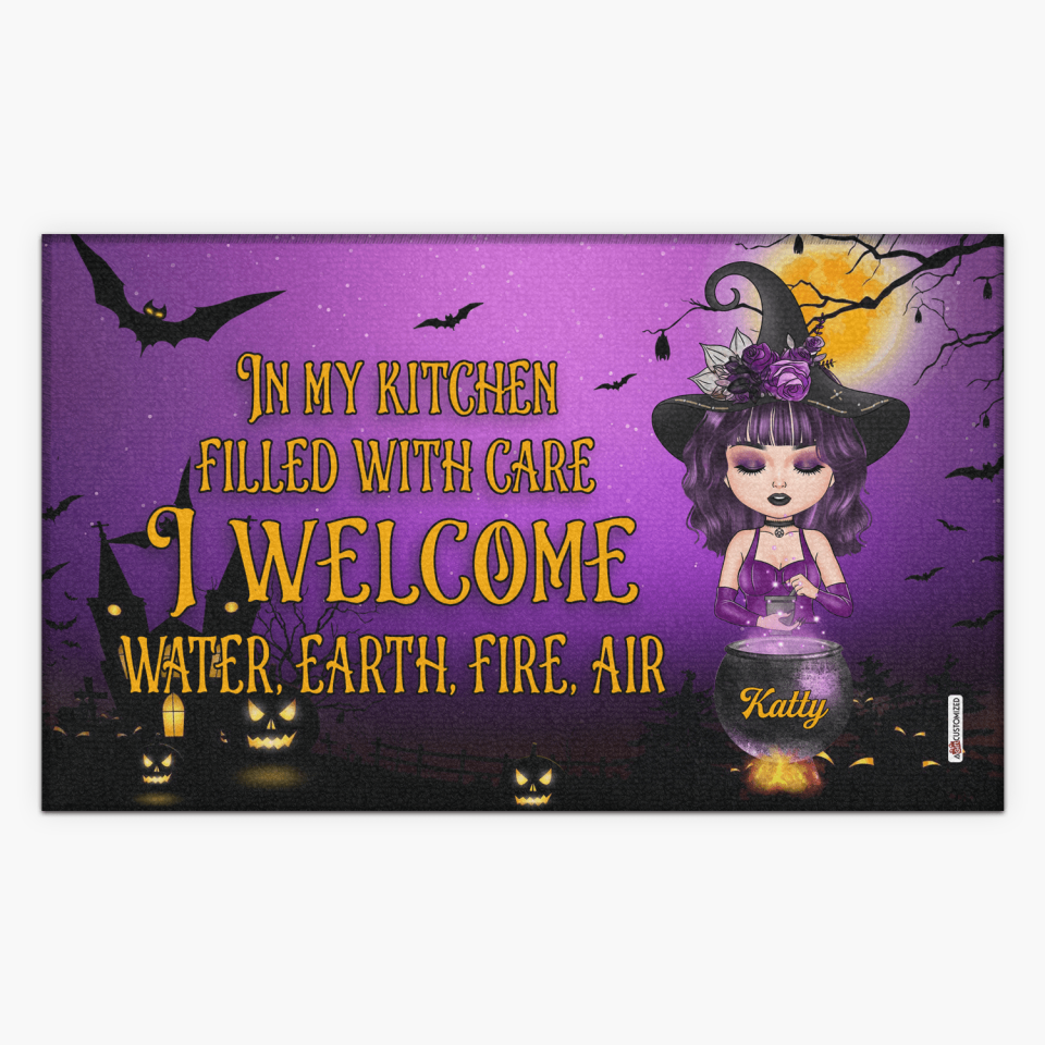 Personalized Doormat - Gift For Witch - In My Kitchen