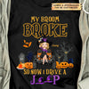 Personalized T-shirt - Gift For Witch - My Broom Broke