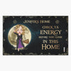 Personalized Doormat - Gift For Witch - Check Ya Energy Before You Come In This Home