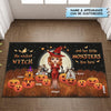 Personalized Doormat - Gift For Dog Lover - The Wicked Witch And Her Little Monsters Live Here