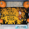 Personalized Doormat - Gift For Witch - In A World Full Of Princesses Be A Witch