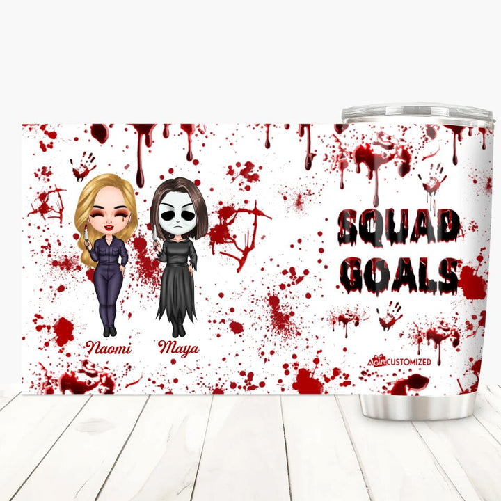 Personalized Tumbler - Gift For Friend - Squad Goals