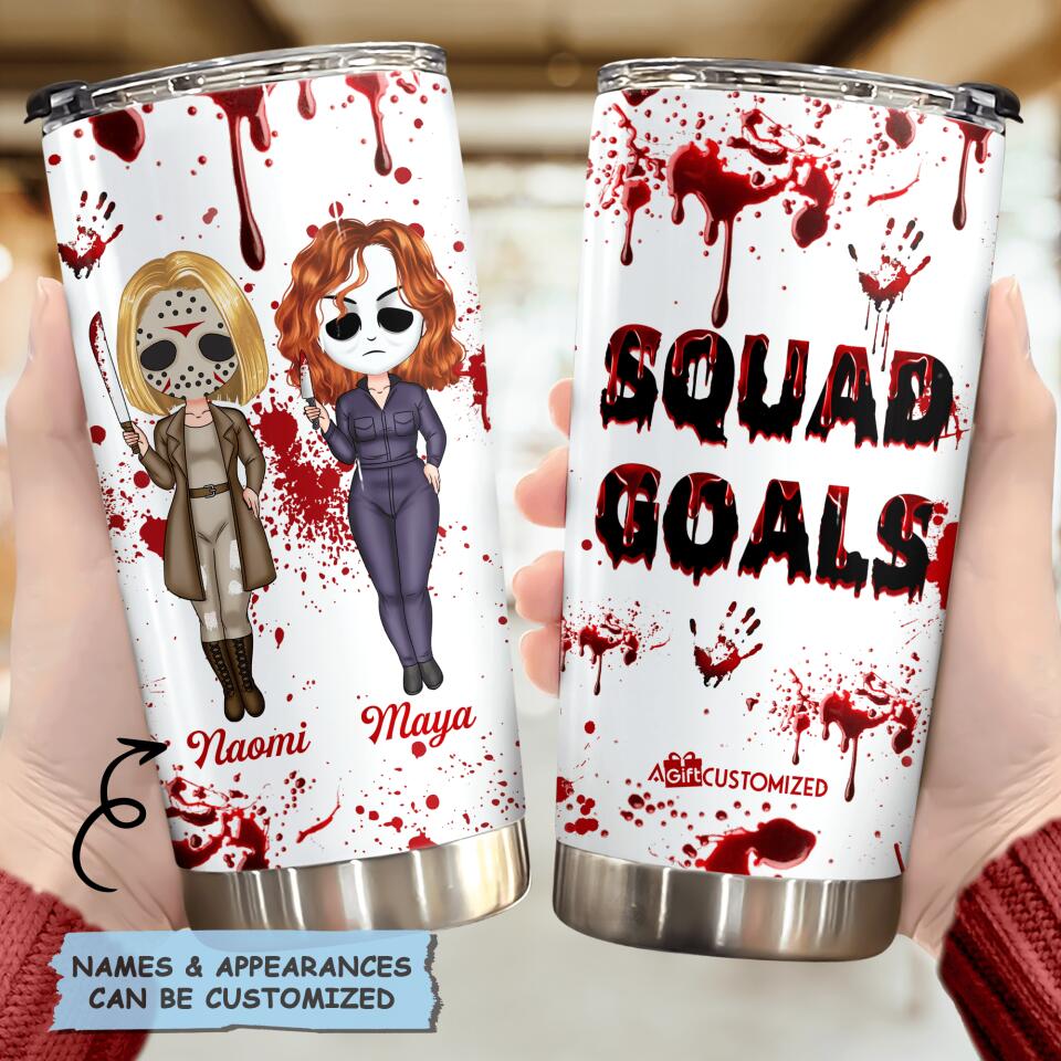 Personalized Tumbler - Gift For Friend - Squad Goals