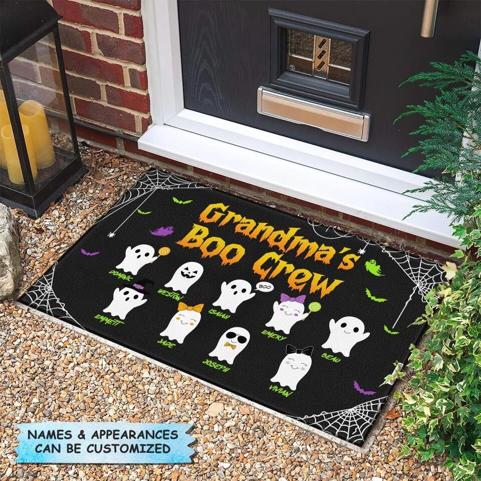 Personalized Doormat - Gift For Grandma - Grandma's Boo Crew