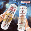 Personalized Water Tracker Bottle - Gift For Halloween - This Is My True Crime