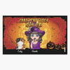 Personalized Doormat - Gift For Witch - Crazy Cat Witch