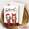 Personalized Greeting Card - Gift For Friend - Besties Forever