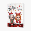 Personalized Greeting Card - Gift For Friend - Besties Forever