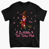 Personalized T-shirt - Gift For BC Fighter - In October We Wear Pink