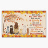 Personalized Doormat - Gift For Dog Lover - You Are Not Just A Dog Autumn