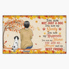 Personalized Doormat - Gift For Dog Lover - You Are Not Just A Dog Autumn