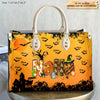 Personalized Leather Bag - Gift For Grandma - Nana Halloween